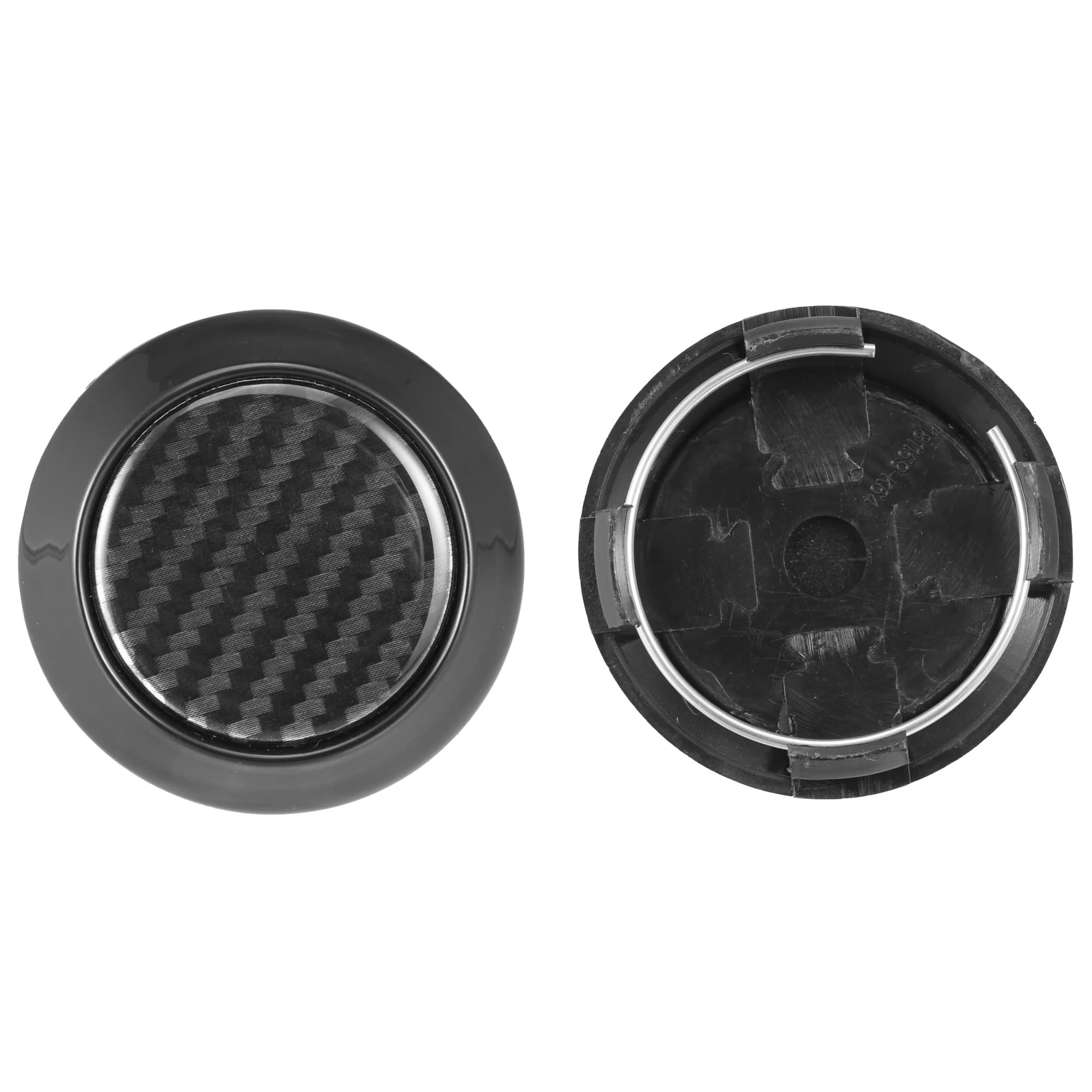 X AUTOHAUX Cache Oyeu 58 Diaètre 6 Clips Auto Voiture