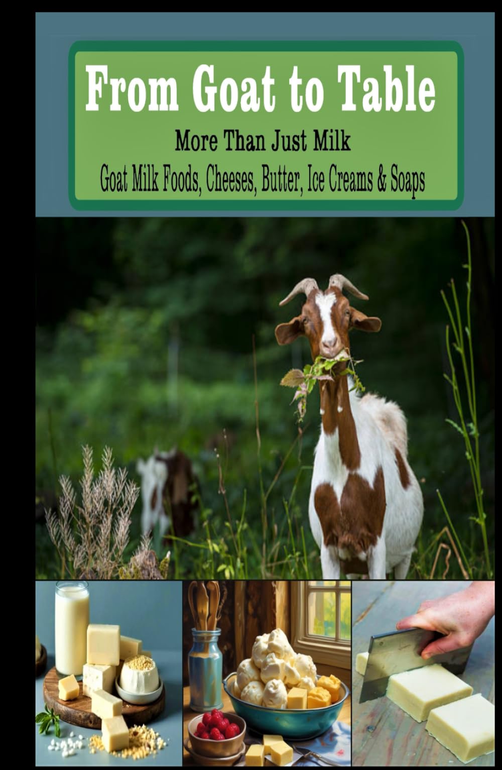 From Goat to Table More Than Just Milk Recipes For: Goat Milk Foods, Cheeses, Butter, Ice creams, and Soaps - Hardcover - 5.5" x 8.5" (The Ultimate ... recipes that have stood the test of time.)