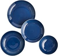 Vista 2 de Royal Doulton Exclusively for Gordon Ramsay Maze Denim - Vajilla (16 piezas), color azul