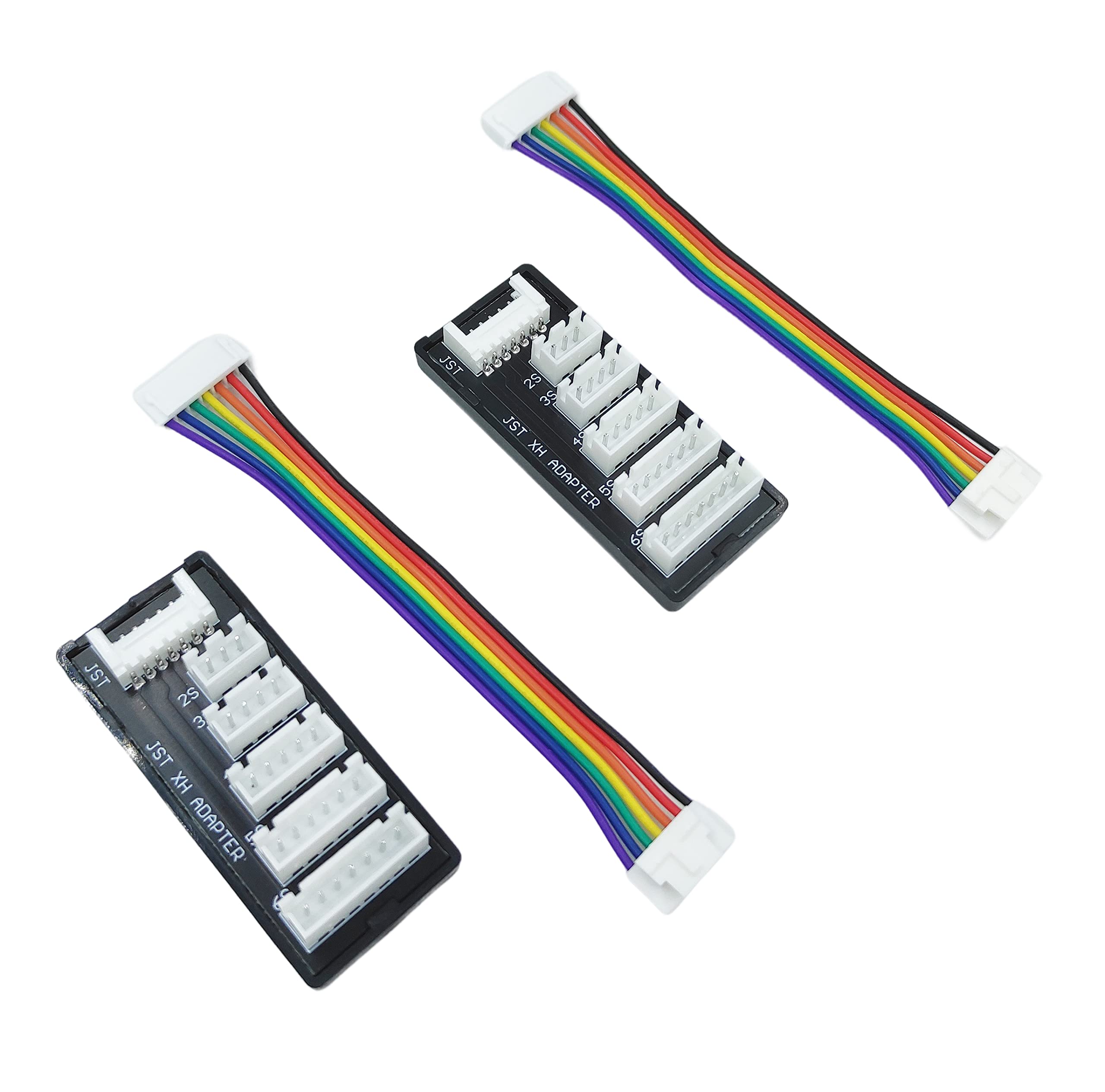 2Pack JST-XH Balance Board 2-6S Lipo Battery Charger Extend Expansion Board Adapter Converter for RC Car Truck Lipo Battery Charging