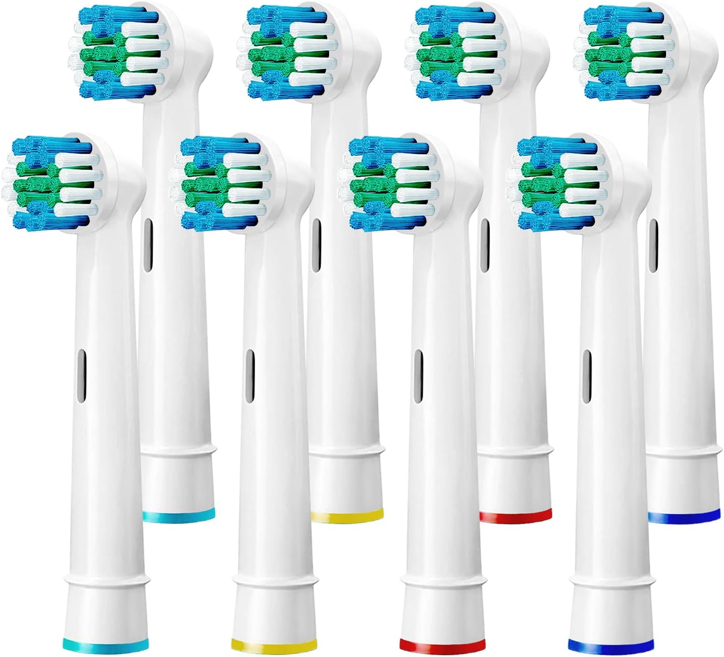 8 Pack Replacement Toothbrush Heads Compatible Brush Heads