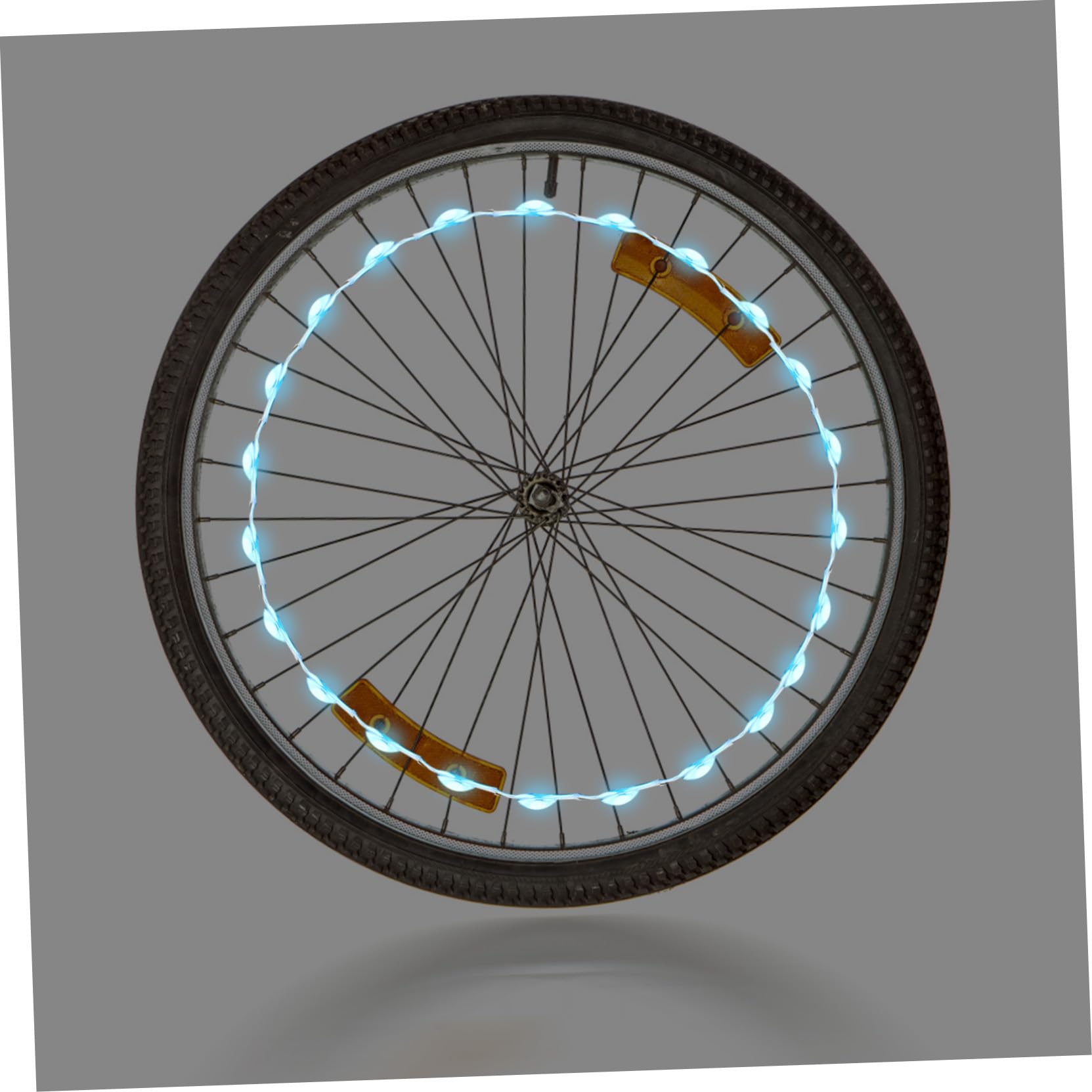 UPKOCH Feu Arrière LED pour Vélo Rechargeable Réfléchissant Décoratif Accessoire De Cyclisme Abs Noir