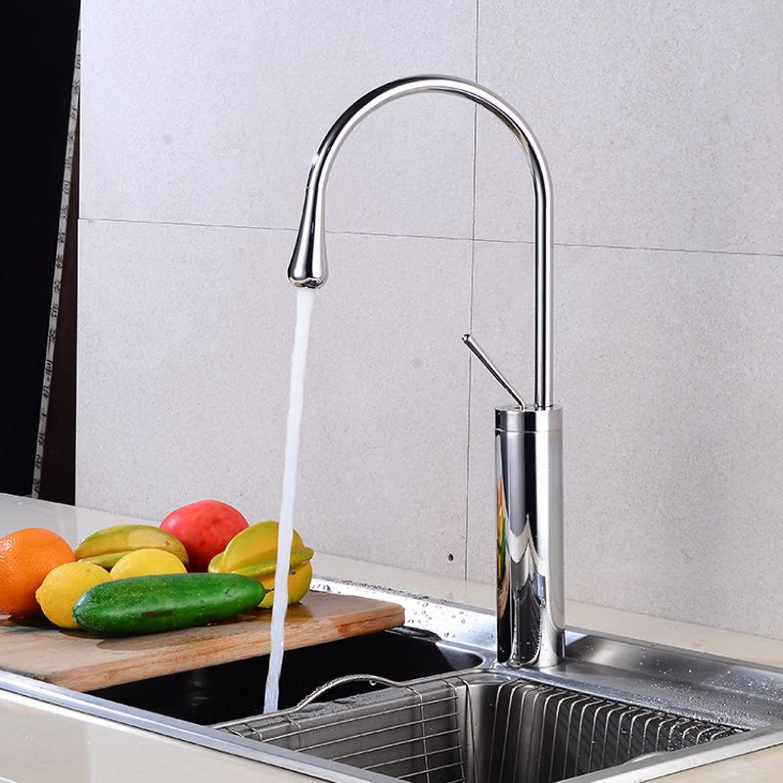 Mitigeur de lavabo design goutte d'eau pour sublimer votre salle de bain
