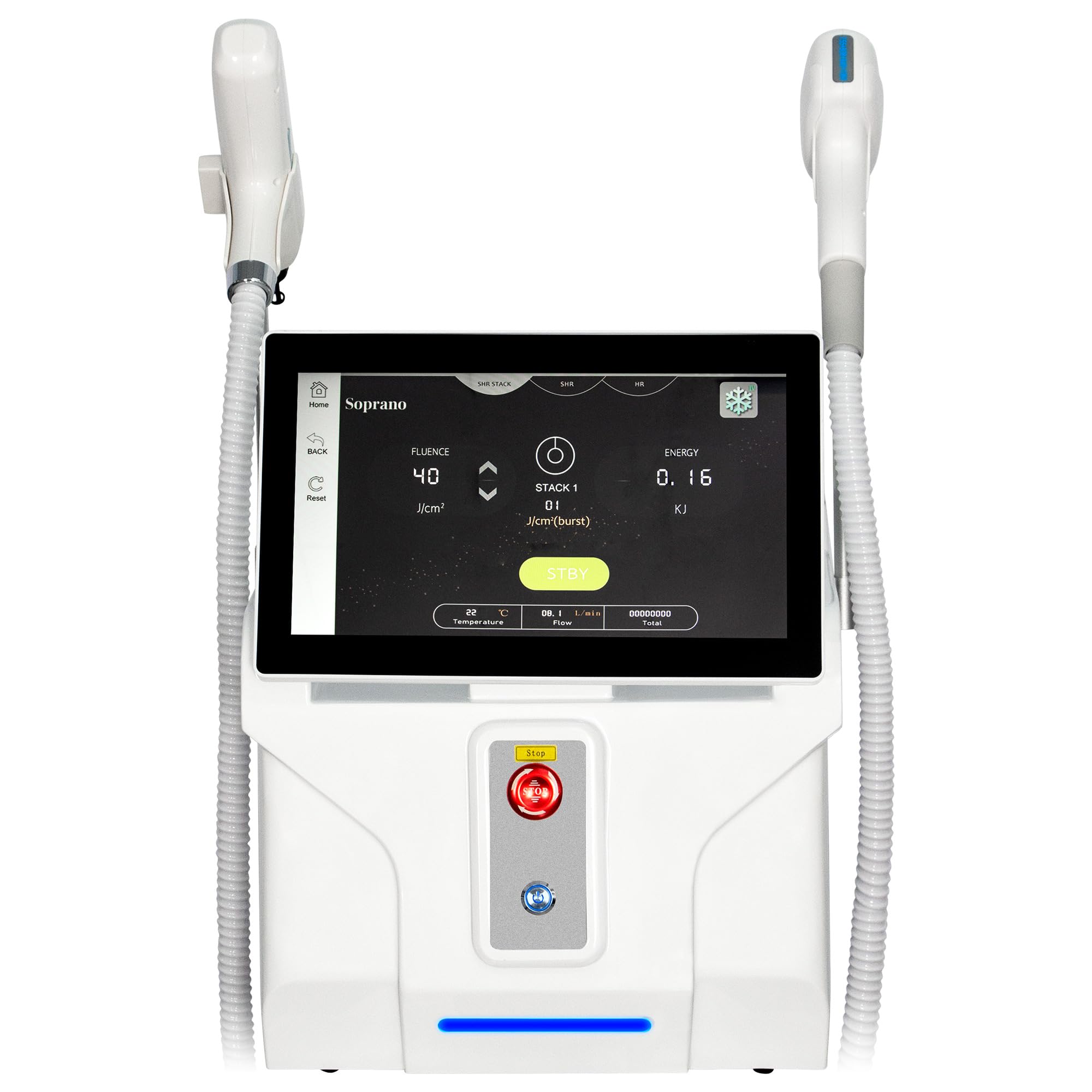 10Bars 2 in 1 Epilatore Laser 808nm a Diodo, Picosecondo Rimozione tatuaggi | 755nm/808nm/940nm/1064nm Rimuovere i peli superflui da tutto il corpo Rimozione di nei e cicatrici da acne