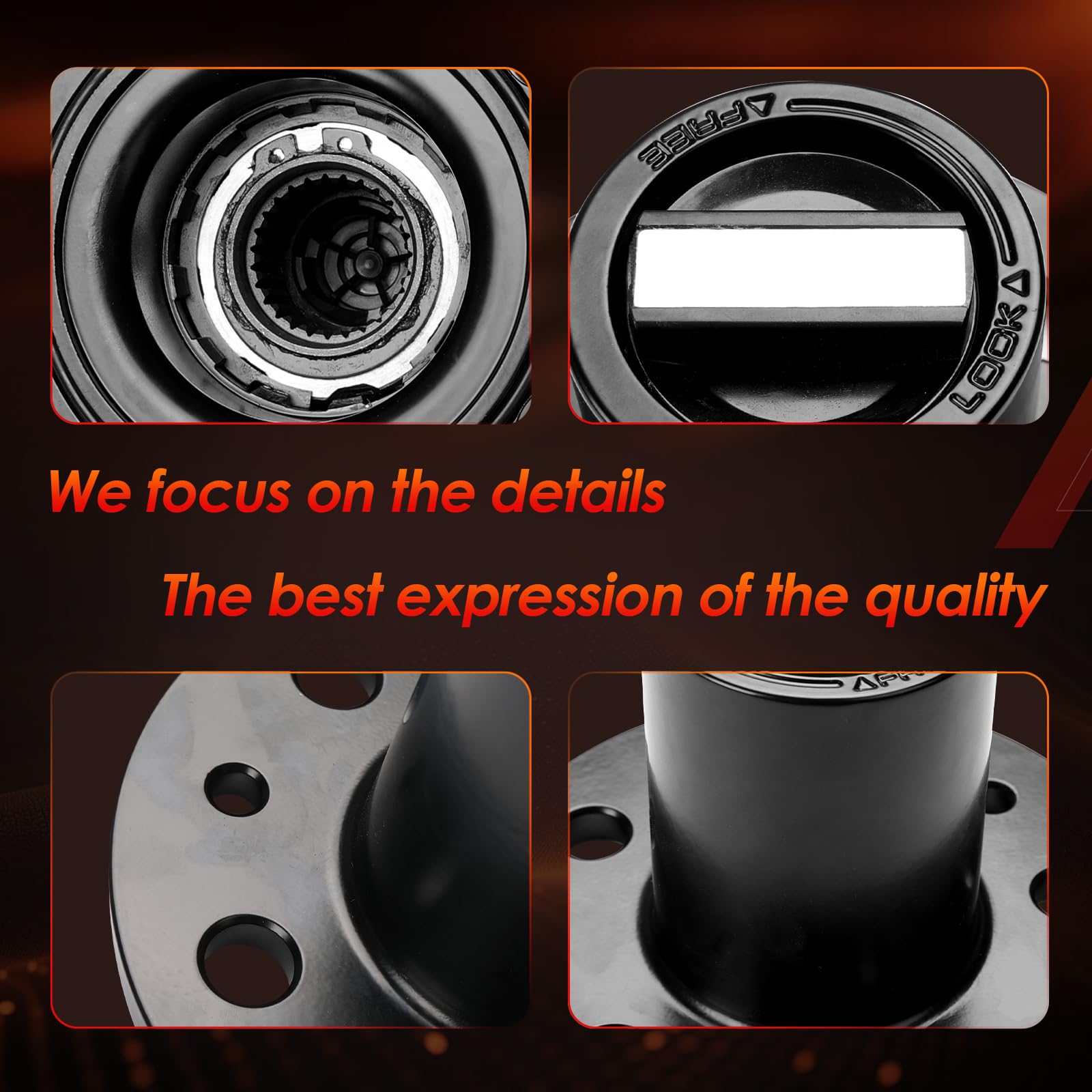 3号ページ Manual Locking Hubs (428), 27 Splines, Fit For 83-97