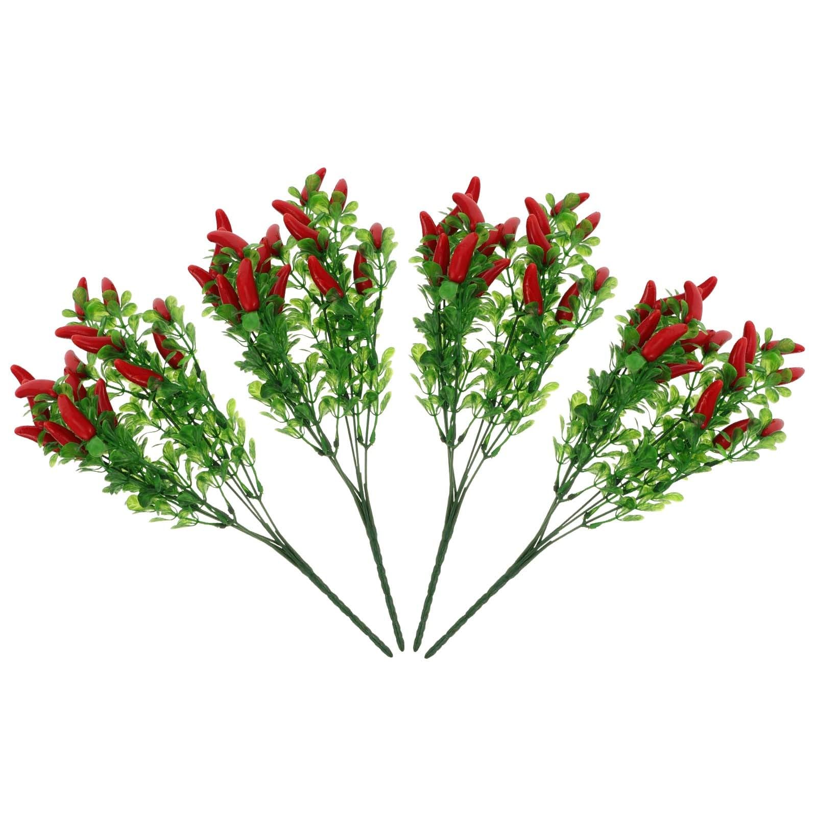 Chiles artificiales HOMSFOU de plástico para evitar el deterioro en adornos de fiestas