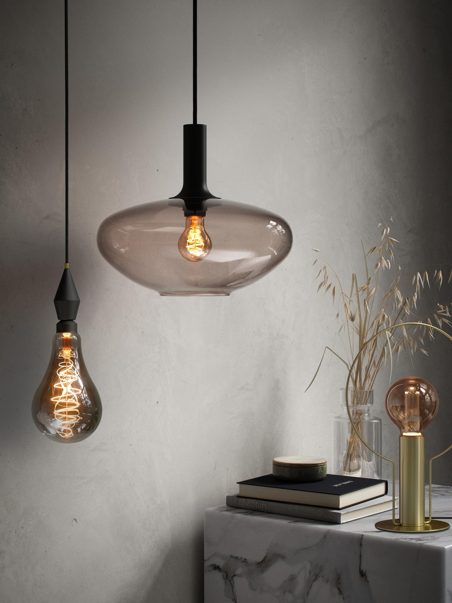 Nordlux Deco E27 G125 Retro Dim Leuchtmittel, 3,5W, 120lm, 1800K, goldfarben (2080242758)