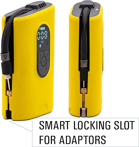 Miniatura 2 de AirMan Mini inflador inalámbrico de mano recargable de 2200 mAh con luz LED