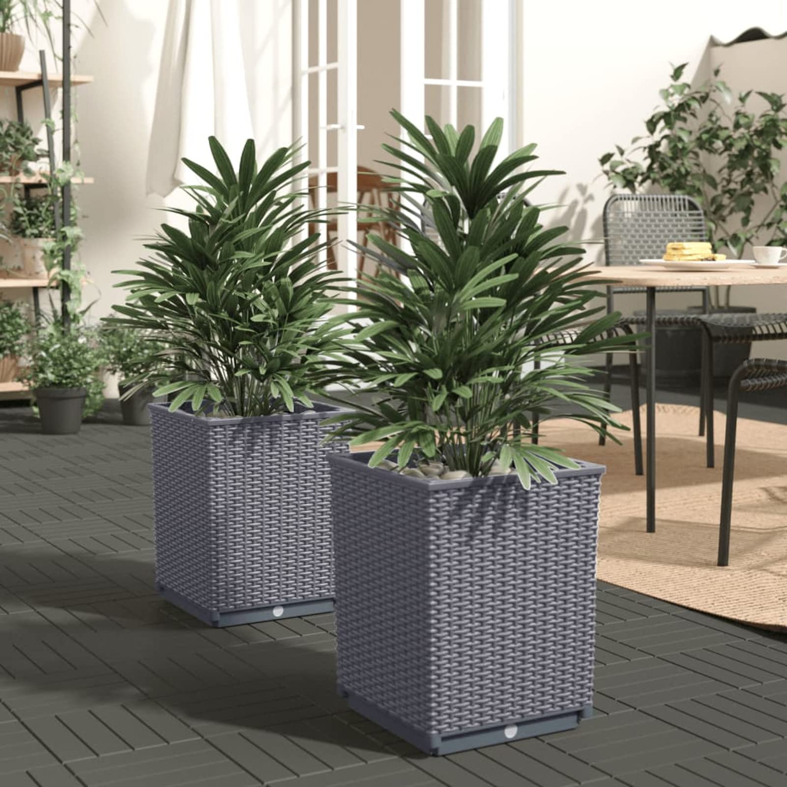 blumenkasten mit gestell Modernes Regal Metall 3 Bden Blumenkasten indoor Boltze TOP ANGEBOT   Ennis Shop