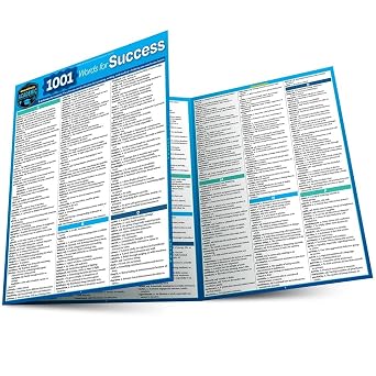1001 Words For Success QuickStudy Laminated Reference Guide Quick Study Academic