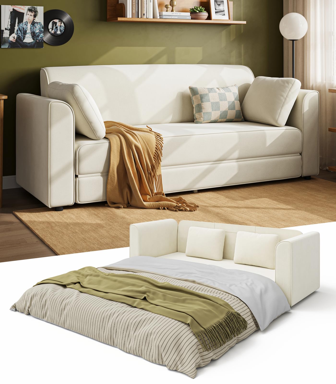 JUDISELEX Sleeper Sofa Bed 83'