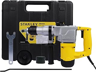 STANLEY STHR272KS 26mm 850-Watt 2 Mode L-Shape SDS-Plus 5Kg Hammer with Kitbox (Yellow and Black)
