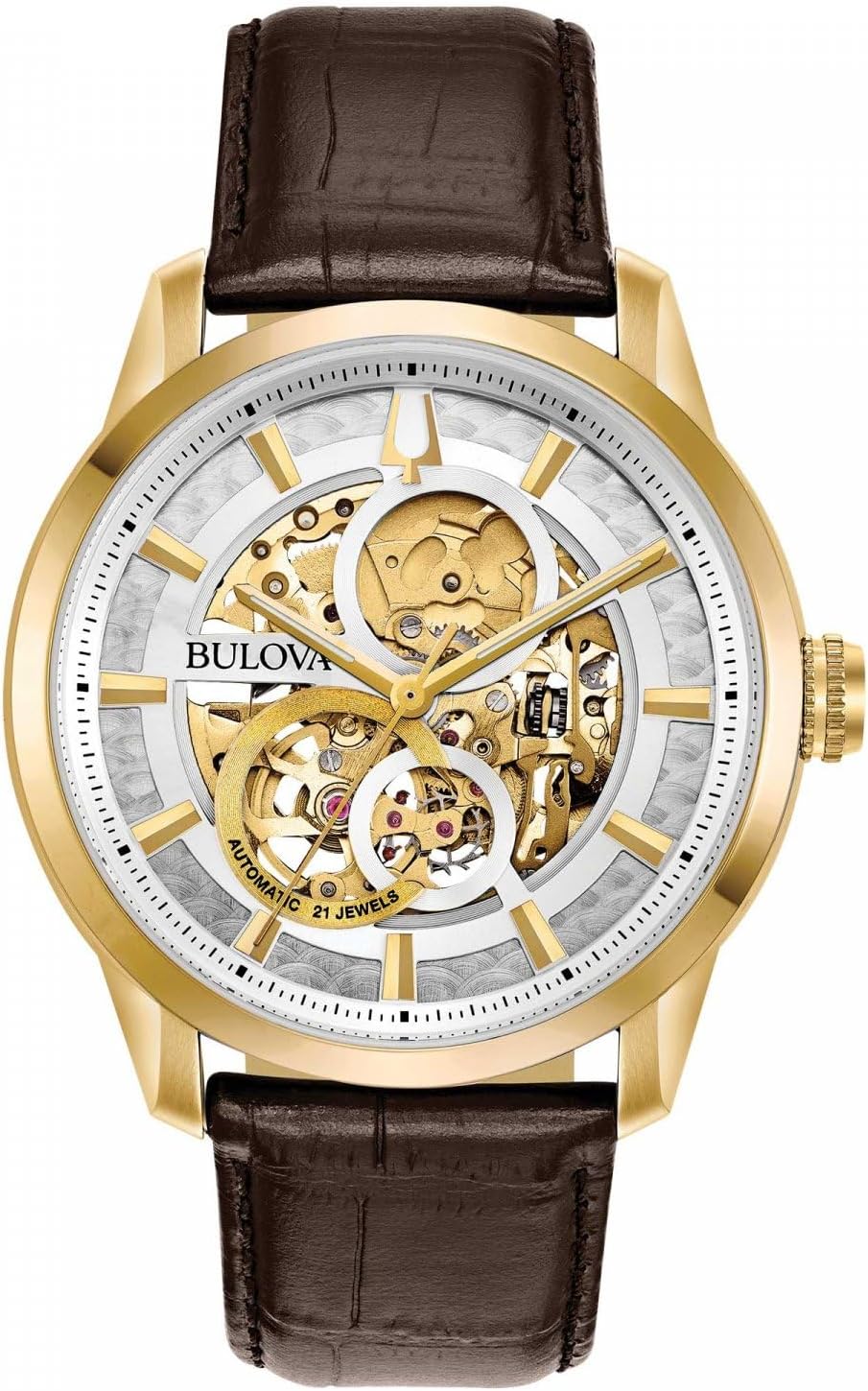 Bulova Automatic Sutton trendy time watch code 97A138, Strap