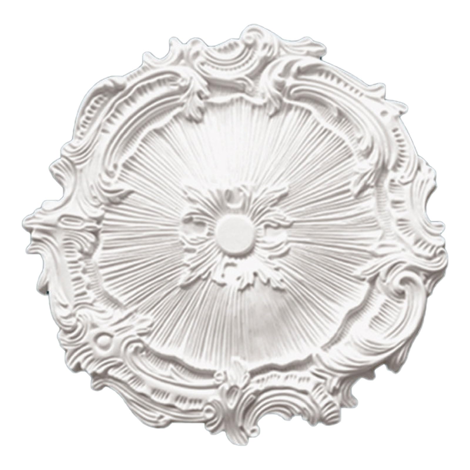 Foelanne White F Pu Ceiling Light Medallion White Multiple Sizes(,43Cm)
