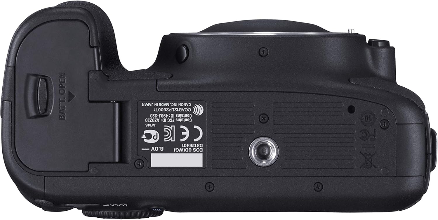canon eos 6d 20 2 mp cmos digital slr camera with 3 0 inch lcd body only wi fi enabled international version no warranty