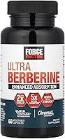 Vista 7 de Force Factor Ultra Berberina Absorción Mejorada, con Canela de Ceilán, Dihidroberberina y Cromo, Absorción 5X, 2X Más Duradera, Promueve la Masa