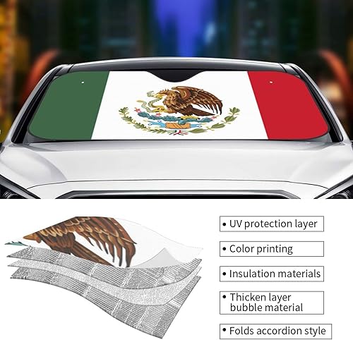 Miniatura 4 de Parasol personalizado para parabrisas de automóvil, parasol personalizado para ventana delantera, protector de vehículo para sedanes, SUV, camiones,