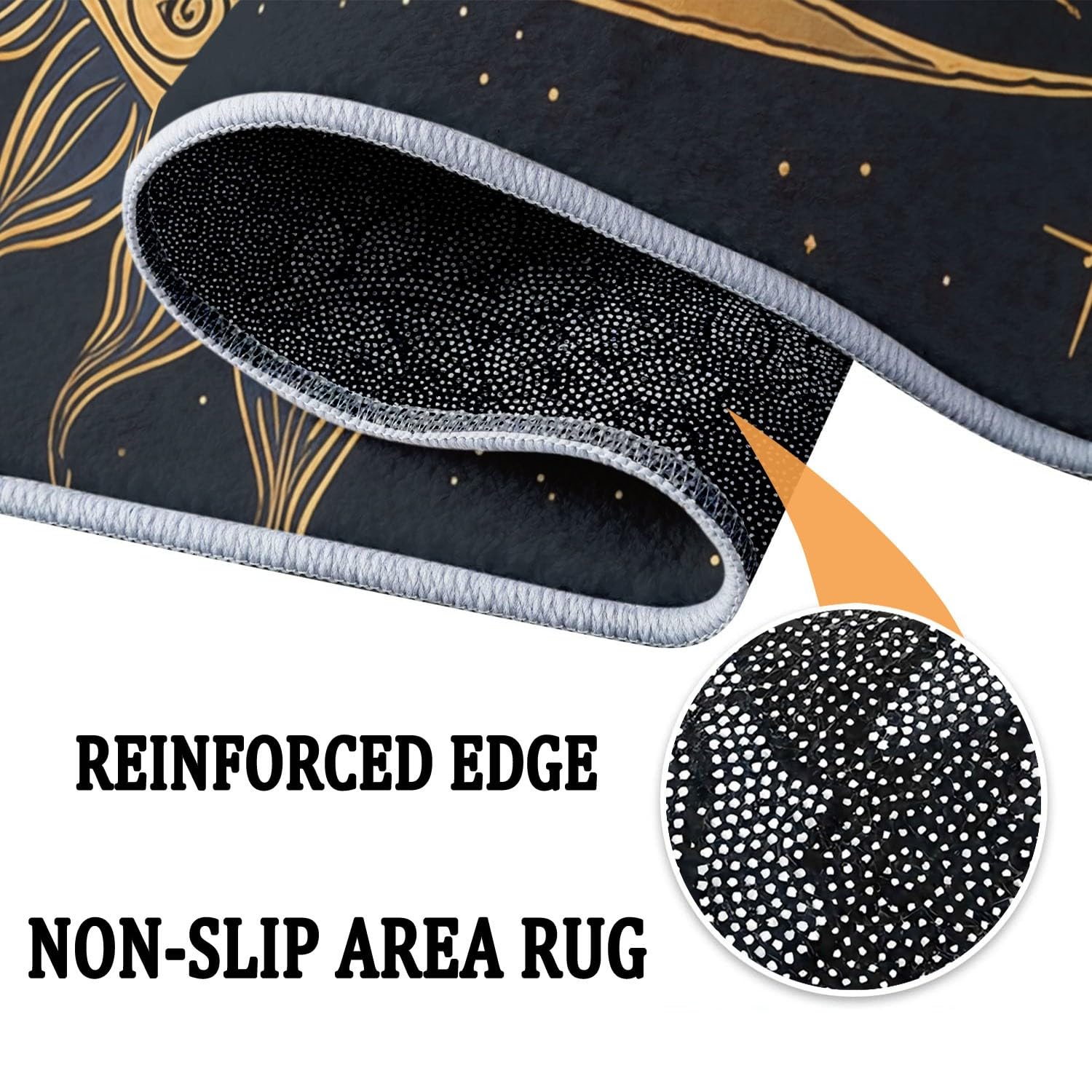 Tapis Rond 100 cm en Flanelle Multicolore, Motif Fleur d'hibiscus Rétro de Style Tropical, Descente de Lit Douce à Poils Ras et Antidérapante pour Chambre à Coucher, Entrée de Maison ou Salon