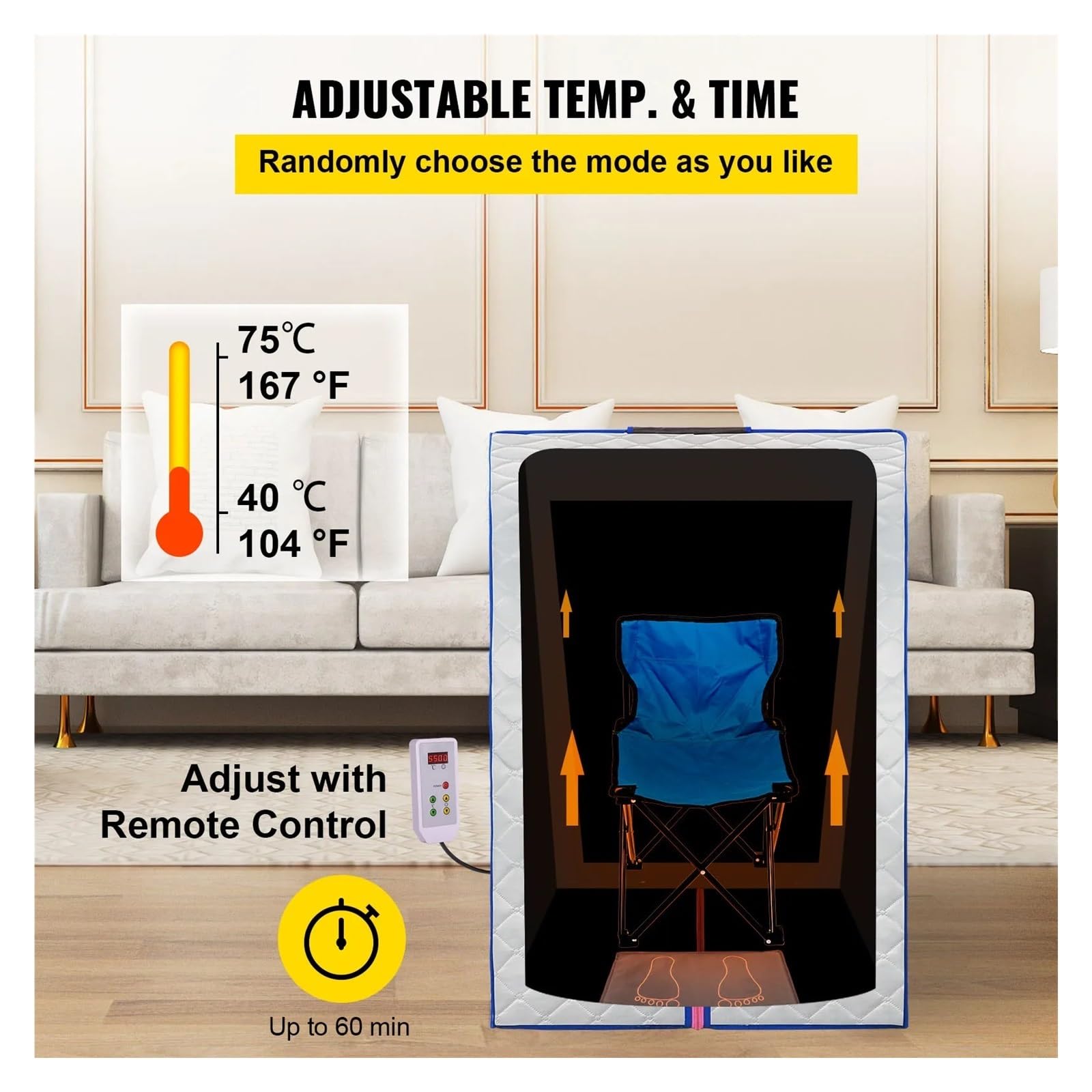 Sauna Portatile A Infrarossi Lontani Spa Dimagrante Bagno Turco Domestico Benefico Pieghevole For La Pelle Resta Caldo