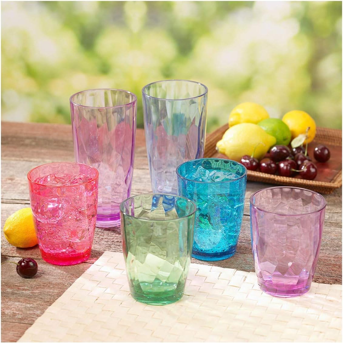 Tritan from Eastman 12pc Unbreakable Drinkware set, BPA