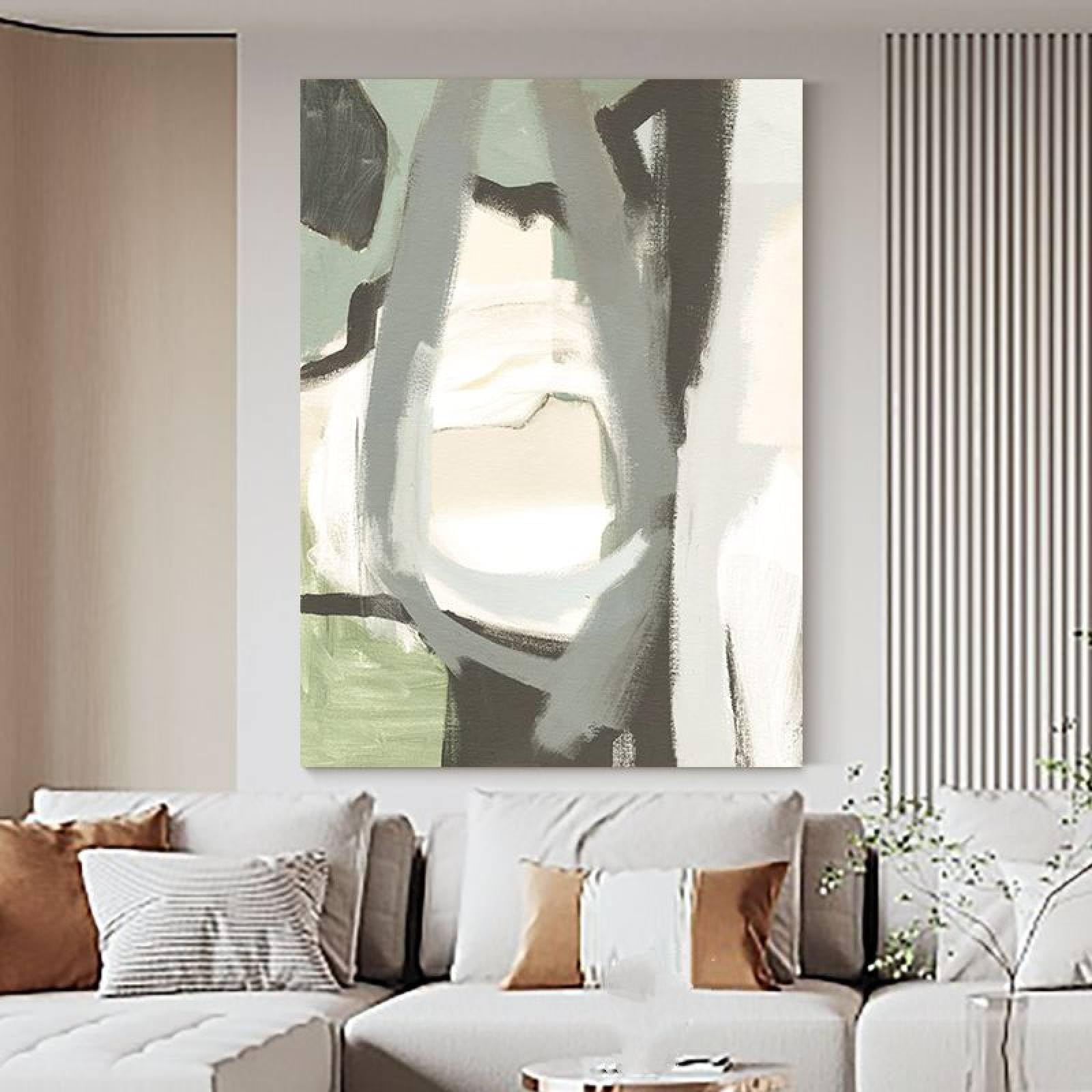 Peinture décorative de grande taille pour habiller un grand mur blanc