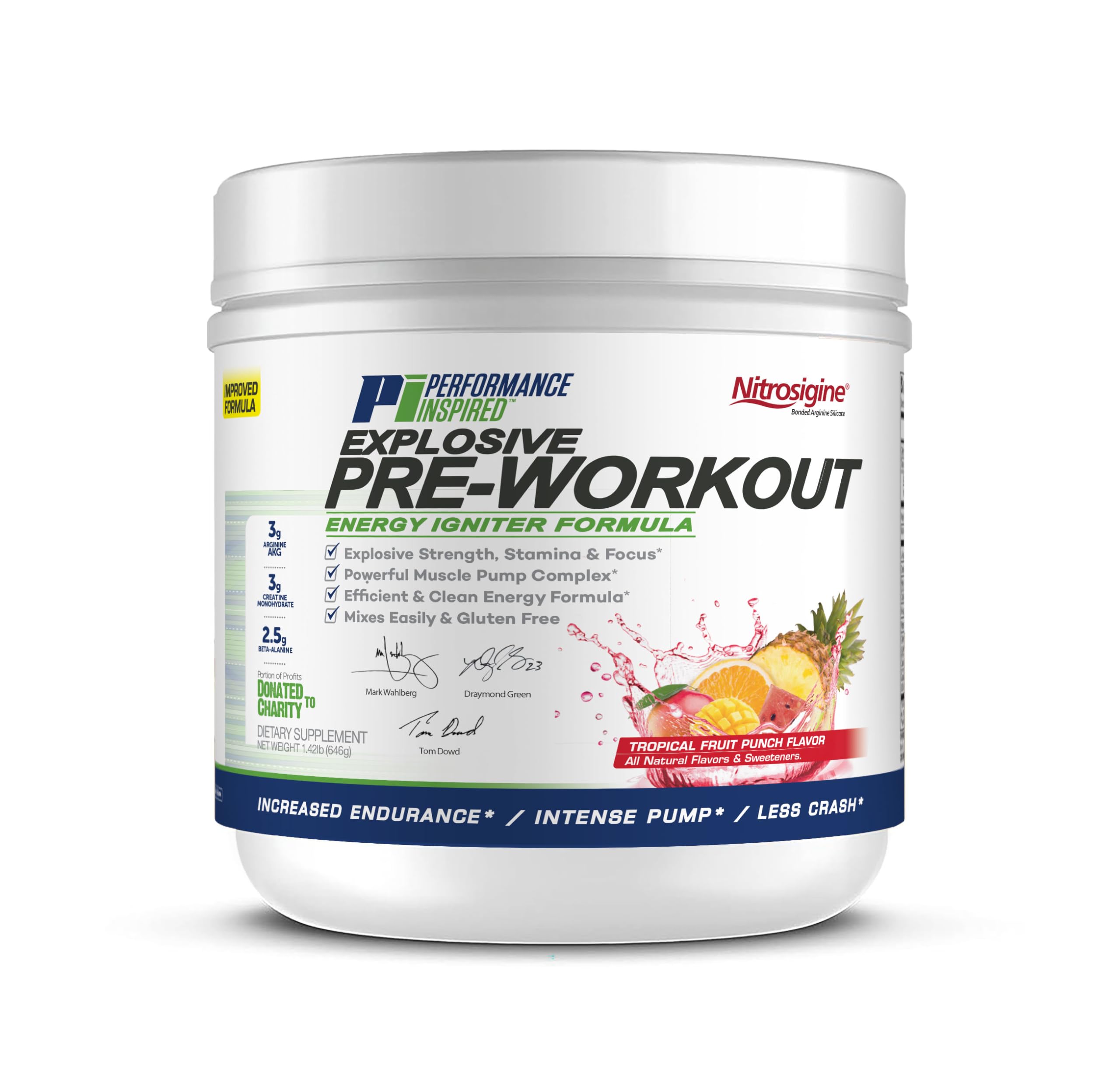 Performance Inspired Nutrition Pre Workout Powder || Contains Citrulline || Nitrosigine || Green Tea || All Natural || Explosive Strength. Stamina & Focus || Tropical Fruit Punch - 1.42 Lbs / 646 G (B0D5VV6PGK) Amazon Price History, Amazon Price Tracker