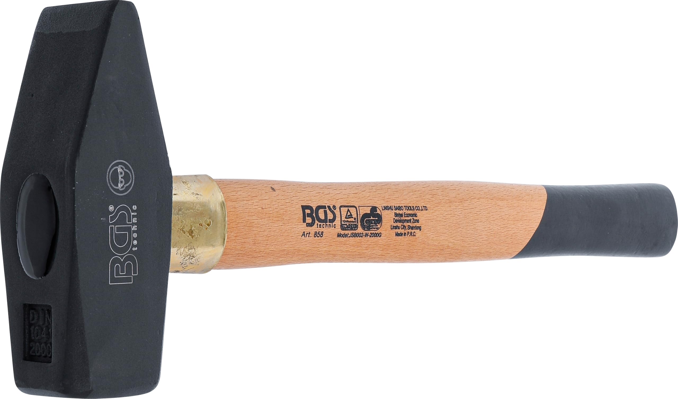 BGS 858 | Martello per meccanica | manico in legno | DIN 1041 | 2000 g