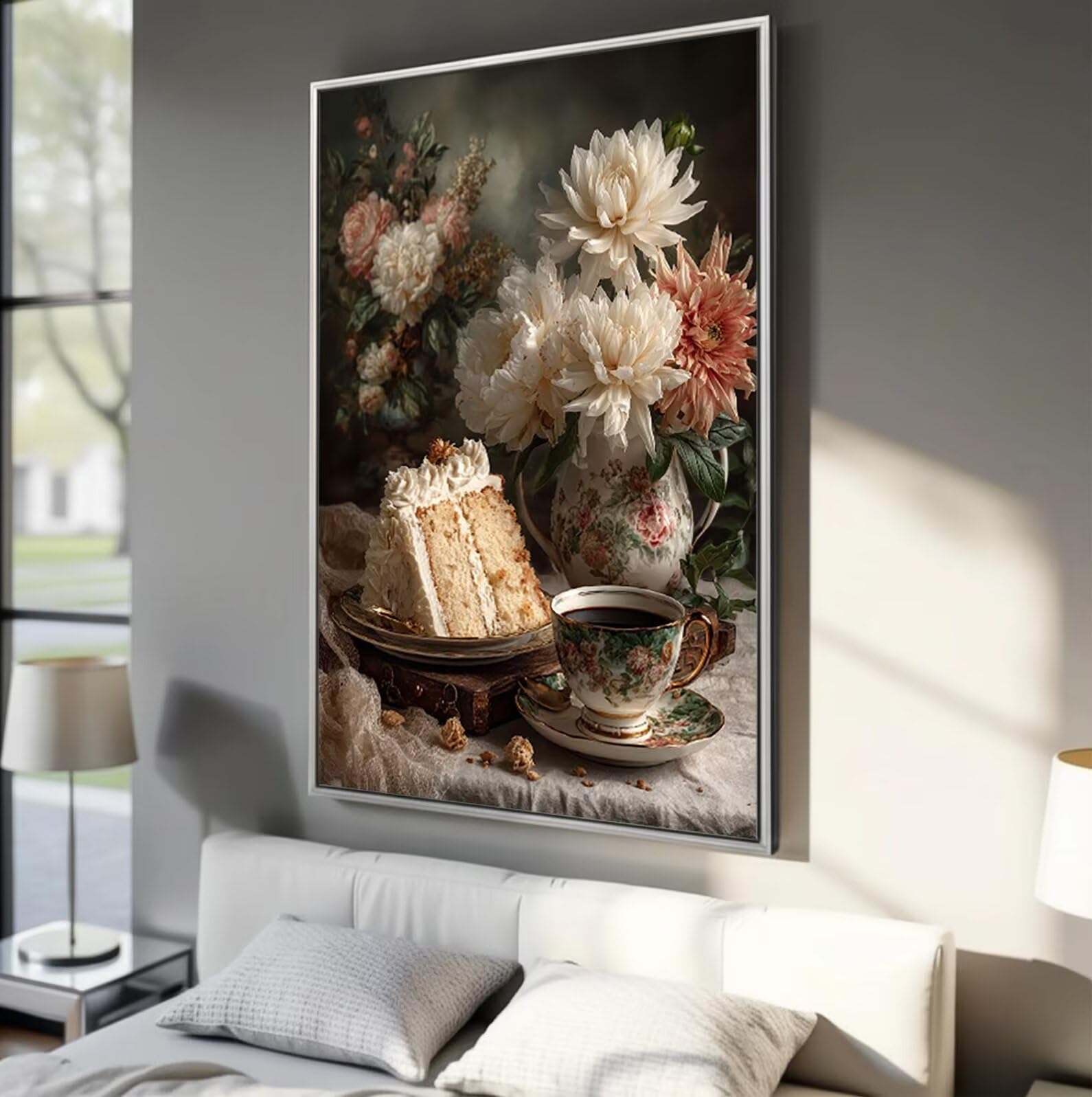 JEPGFOU Zestawy do malowania diamentami 5D dla dorosłych, zestawy artystyczne z diamentami do ciasta, dla dorosłych, kwiaty, pełne wiercenie, kryształ, sztuka, DIY, haft krzyżykowy, rękodzieło, obrazy