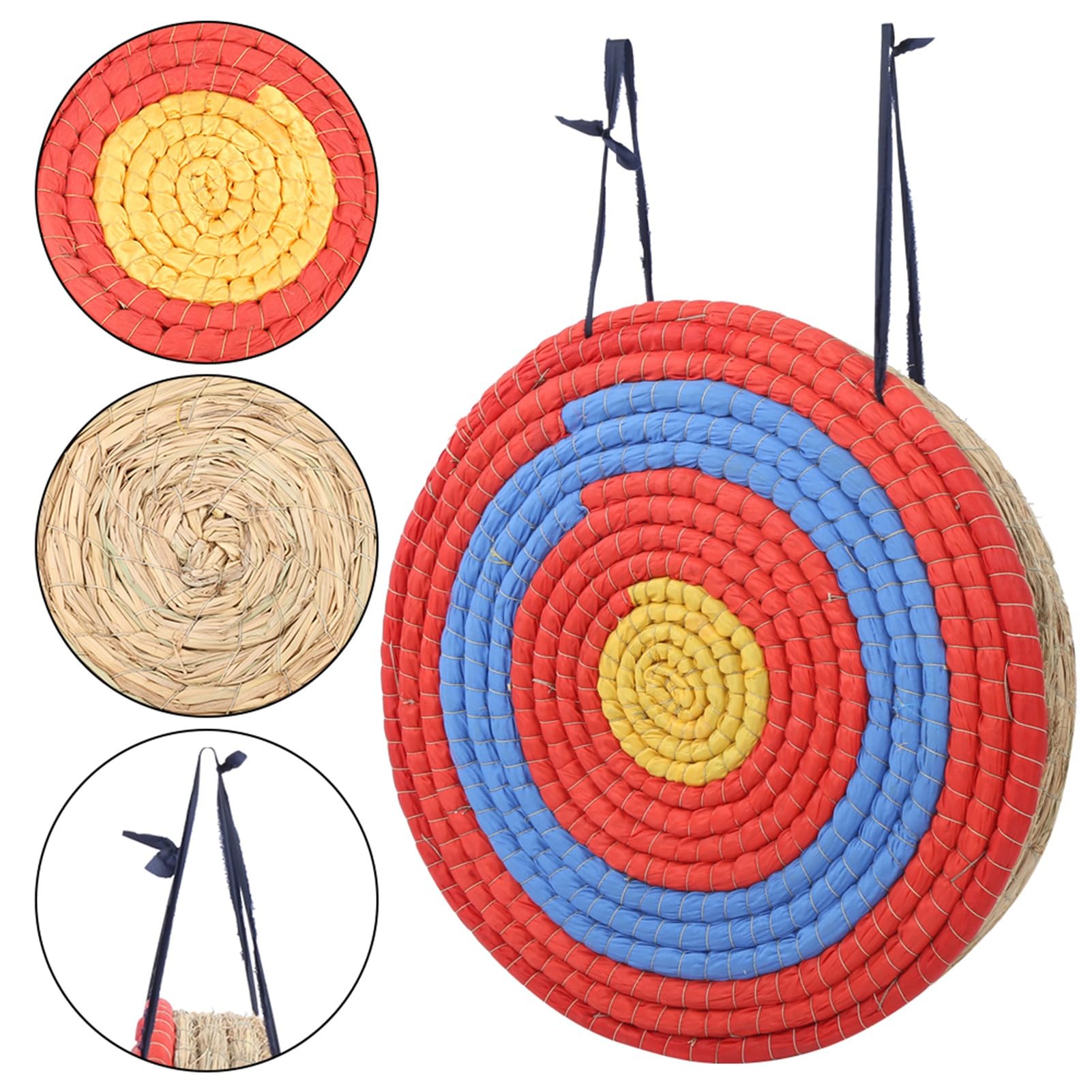 Cible de Tir à l'arc Paille 10cm Renforcée pour Chasse Sportive
