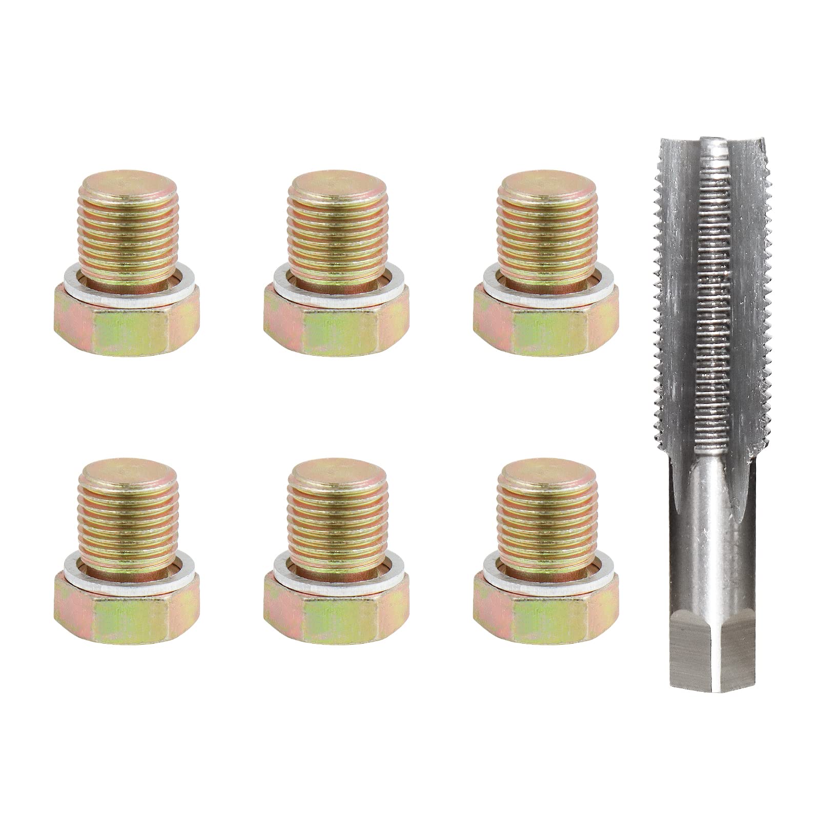 CCLIFE 13-Piece Oil Drain Plug Repair Kit M13 X 1.5 Mm Thread - View #9