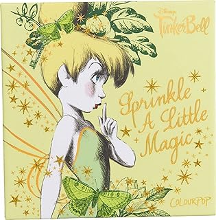 Colourpop Paleta de sombra de ojos "Sprinkle a Little Magic" Tinker Bell 9 Pan, nueva en caja, paleta de sombra de ojos