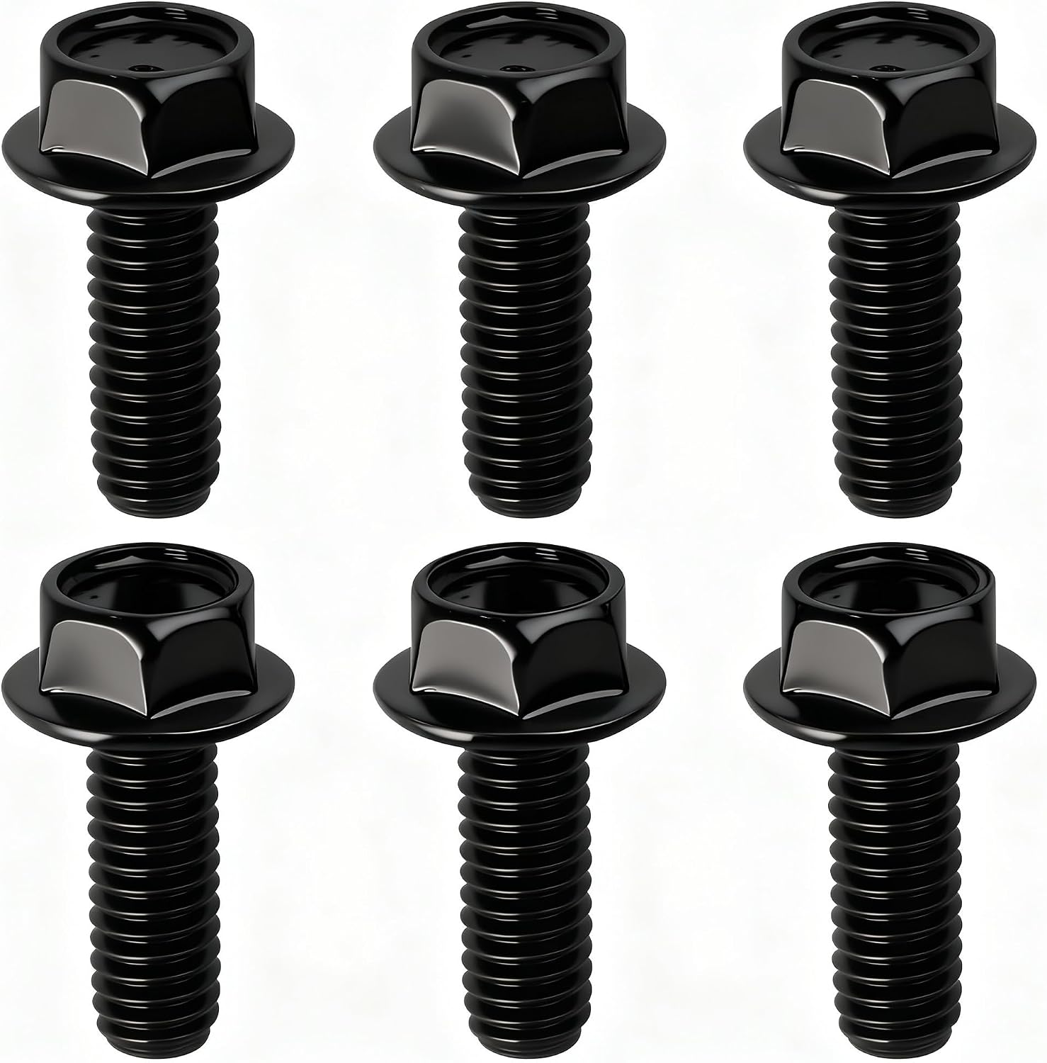 6 Pack 32144-41 Compatible Screws Fits for Toro Snowblowers and Zero-Turn Mowers, Each Screw is 0.375 Inches in Diameter and 16 Inches in Pitch