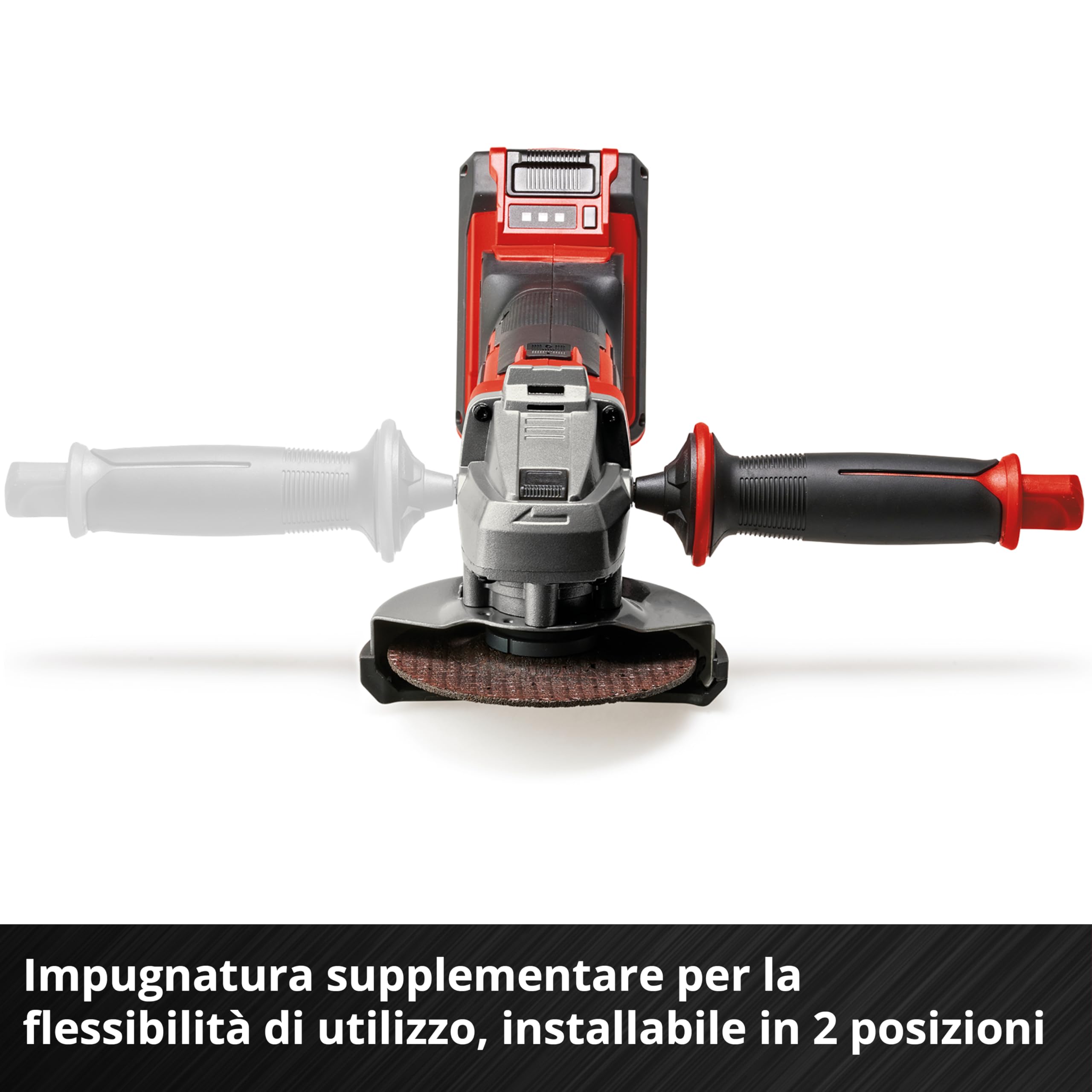 Einhell Smerigliatrice angolare TE-AG 18/125-2 Li - Solo Power X-Change (18 V, disco Ø125 mm, profondità di taglio 33 mm, Softstart, protezione del taglio, senza disco da taglio, batteria esclusa)