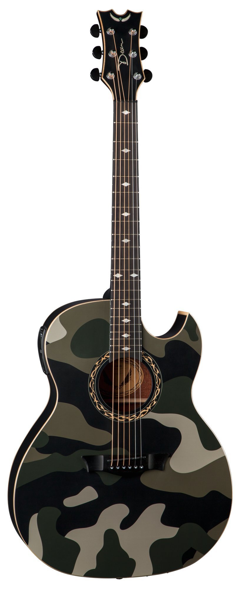 Amazon.com: Dean Guitars EX CAMO-KIT-1 - Guitarra acústica