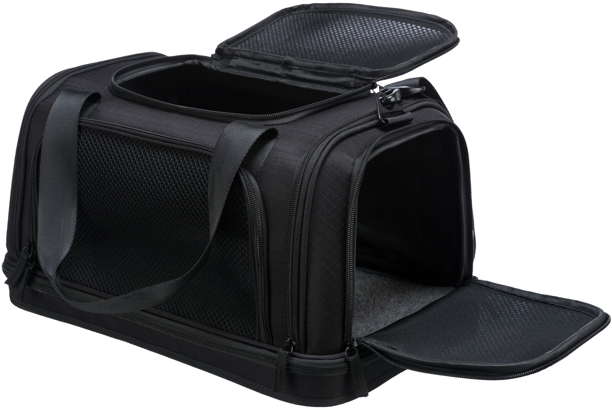 Trixie Bolso para Vuelo Airline Plane, Negro, 28 × 25 × 44 cm