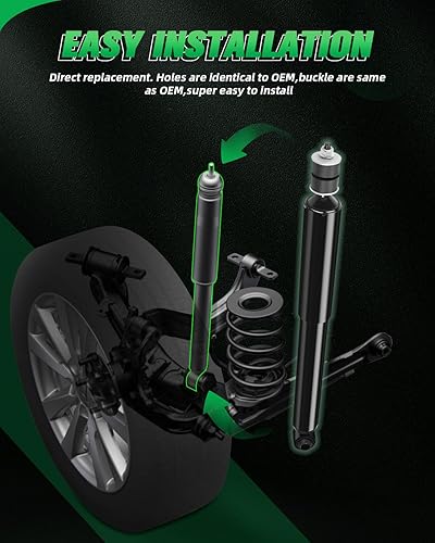 Miniatura 5 de Amortiguadores, amortiguadores traseros de gas SCITOO para Toyota 4Runner 2003, 2004, 2005-2011, 2012, 2013, 2014 para Toyota 4Runner, 2007 2008