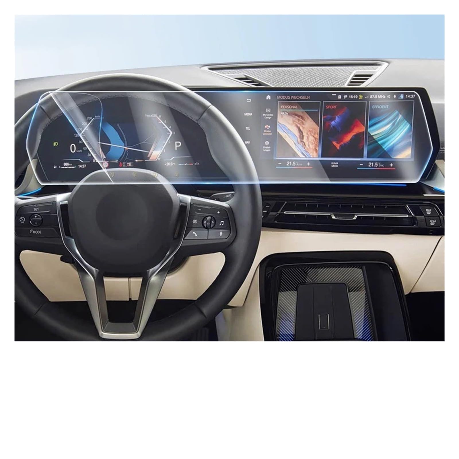Navigation Schutzfolie Für X1/iX1 U10/U11 2024-2026 Auto Center Konsole GPS LCD Screen Schutz Gehärtetem Glas Film(Tempered glass)