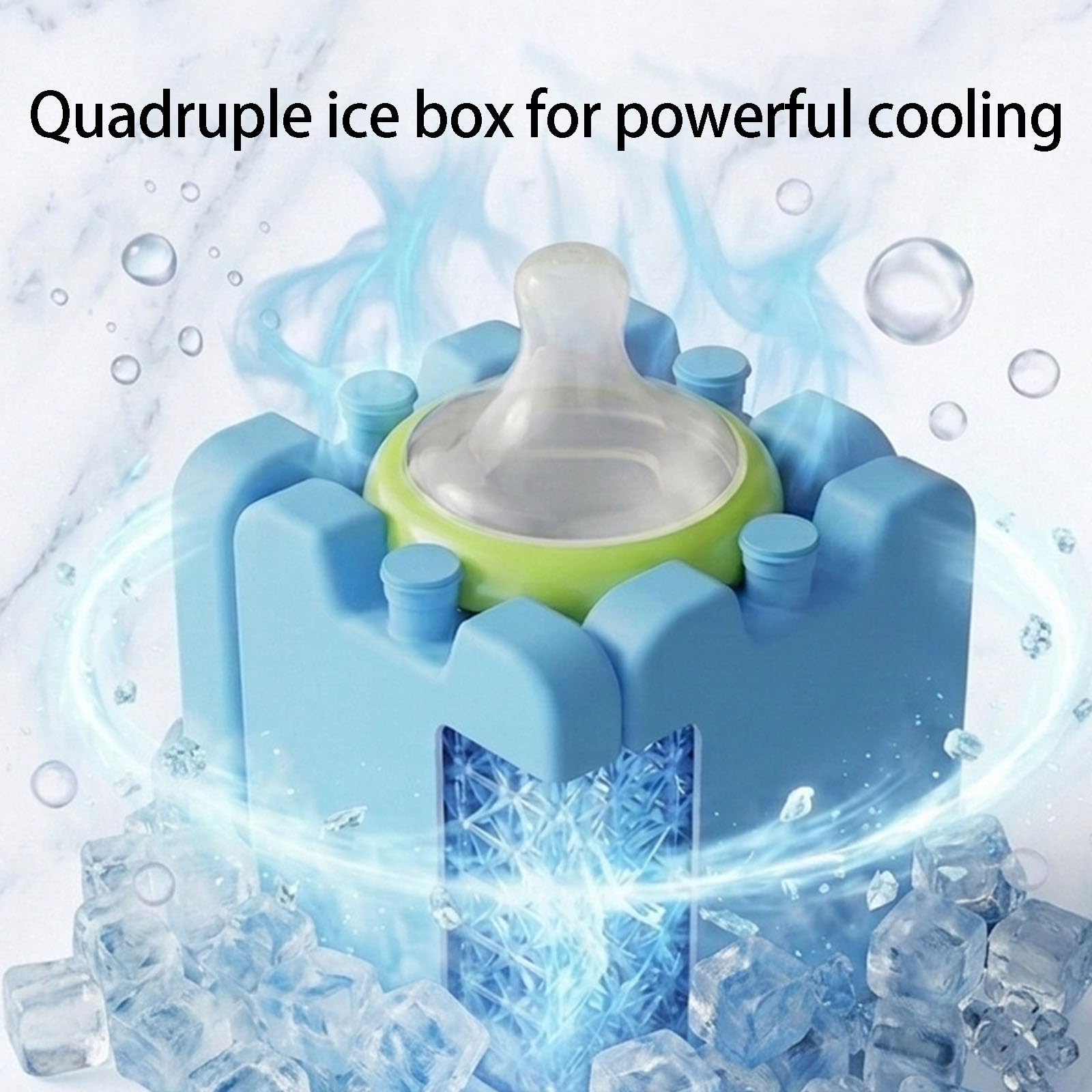 Sac de refroidissement portable pour lait maternel avec affichage numérique de la température et poches de glace rechargeables pour le voyage Sac de refroidissement du lait rechargeable