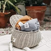 Vista 8 de Nora's Nursery - Pañales de bolsillo de tela para bebé, 7 insertos de bambú, 1 bolsa húmeda