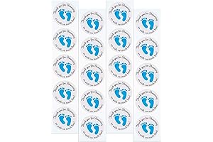 Personalized Thank You Stickers for Baby Shower Favors - The Perfect Keepsake...