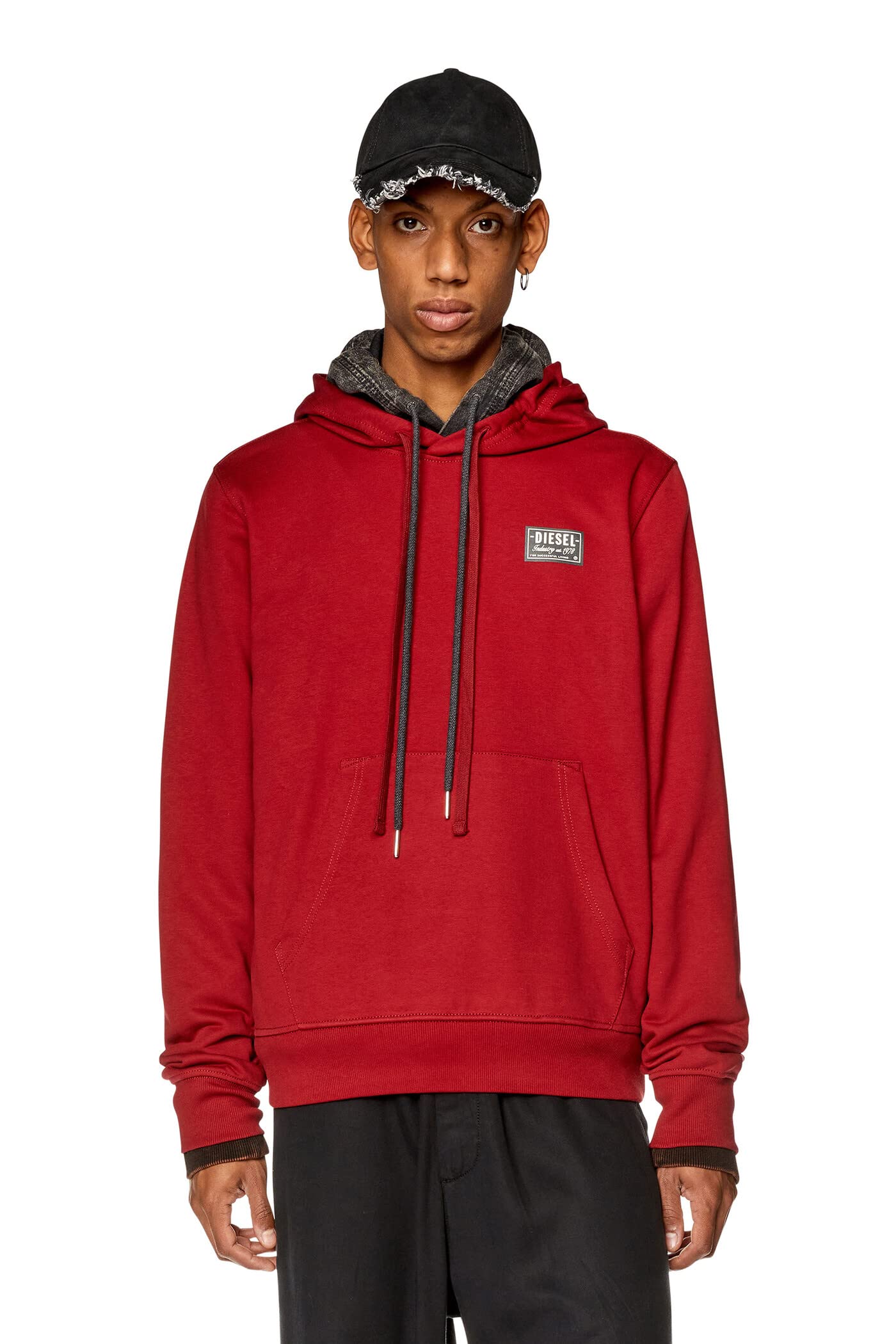 Diesel S-Ginn-Hood-SP Felpa Sudadera para Hombre