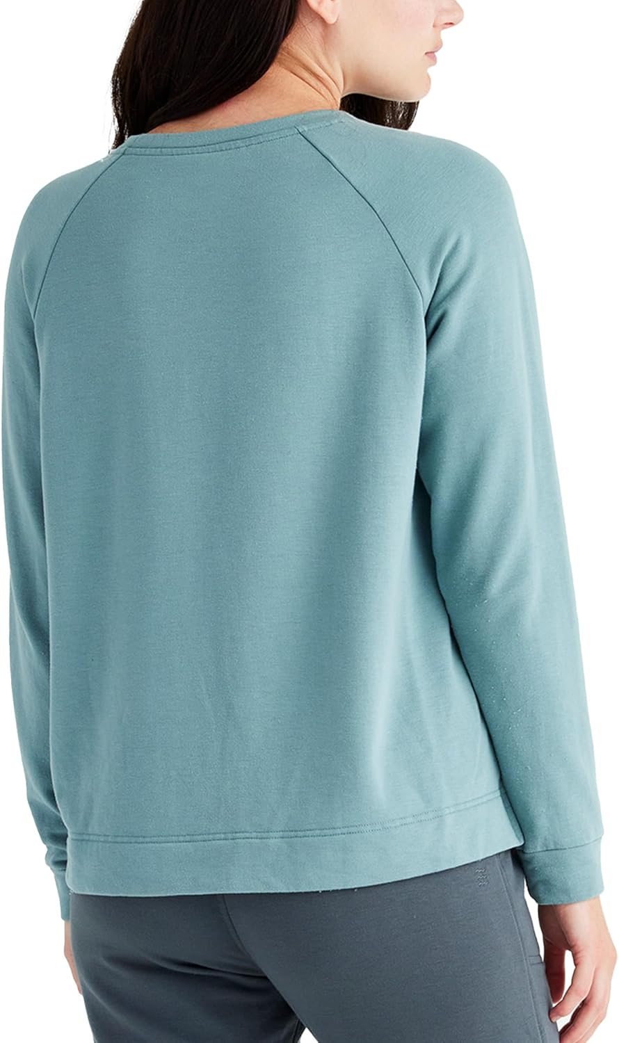 Free Fly Women's Fleece Crewneck Pullover - Bamboo Viscose Lightweight Fall Essentials, Long Sleeve Sweatshirts for Women - Image 2