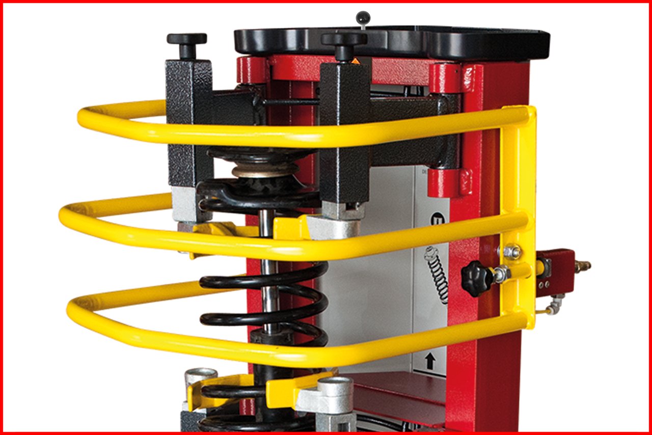 KS Tools 500.8800 Tensor de muelles de aire comprimido para amortiguadores, max. 10 bar