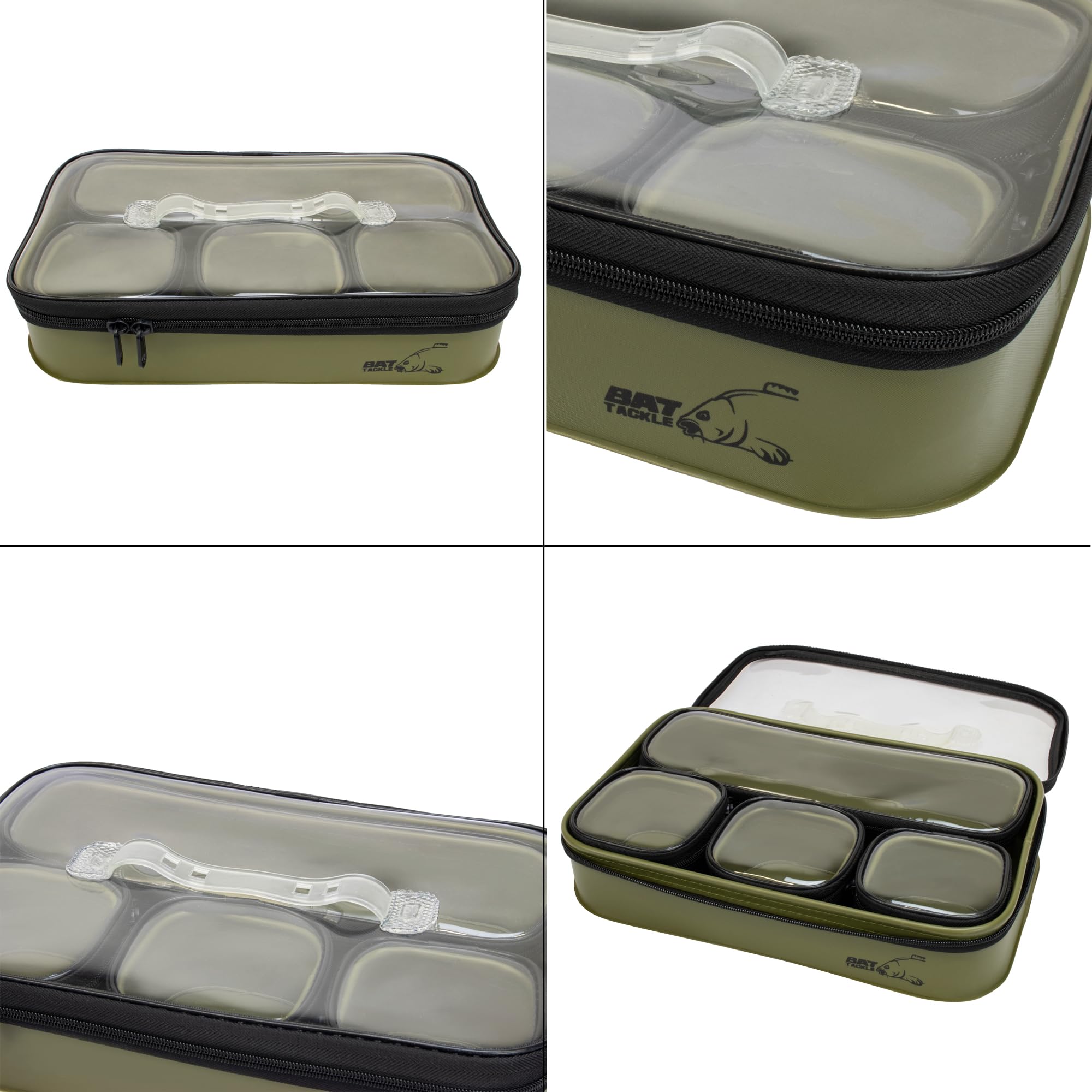 Carp Container - wasserdichte Tackle-Tasche für Angler (Carp Container Bag Sytem 39,0x25,50x8,0cm)