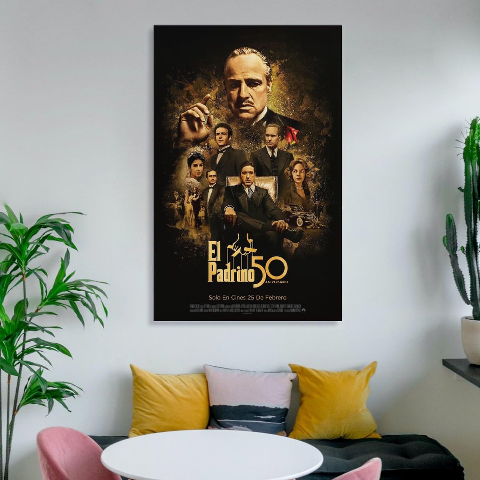 Amazon.co.jp: The Godfatherゴッドファーザー映画ポスターマーロン