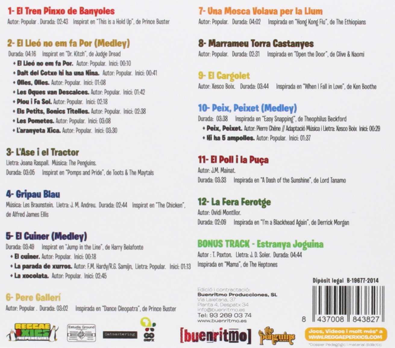 Reggae Per Xics Pugem Al Tren