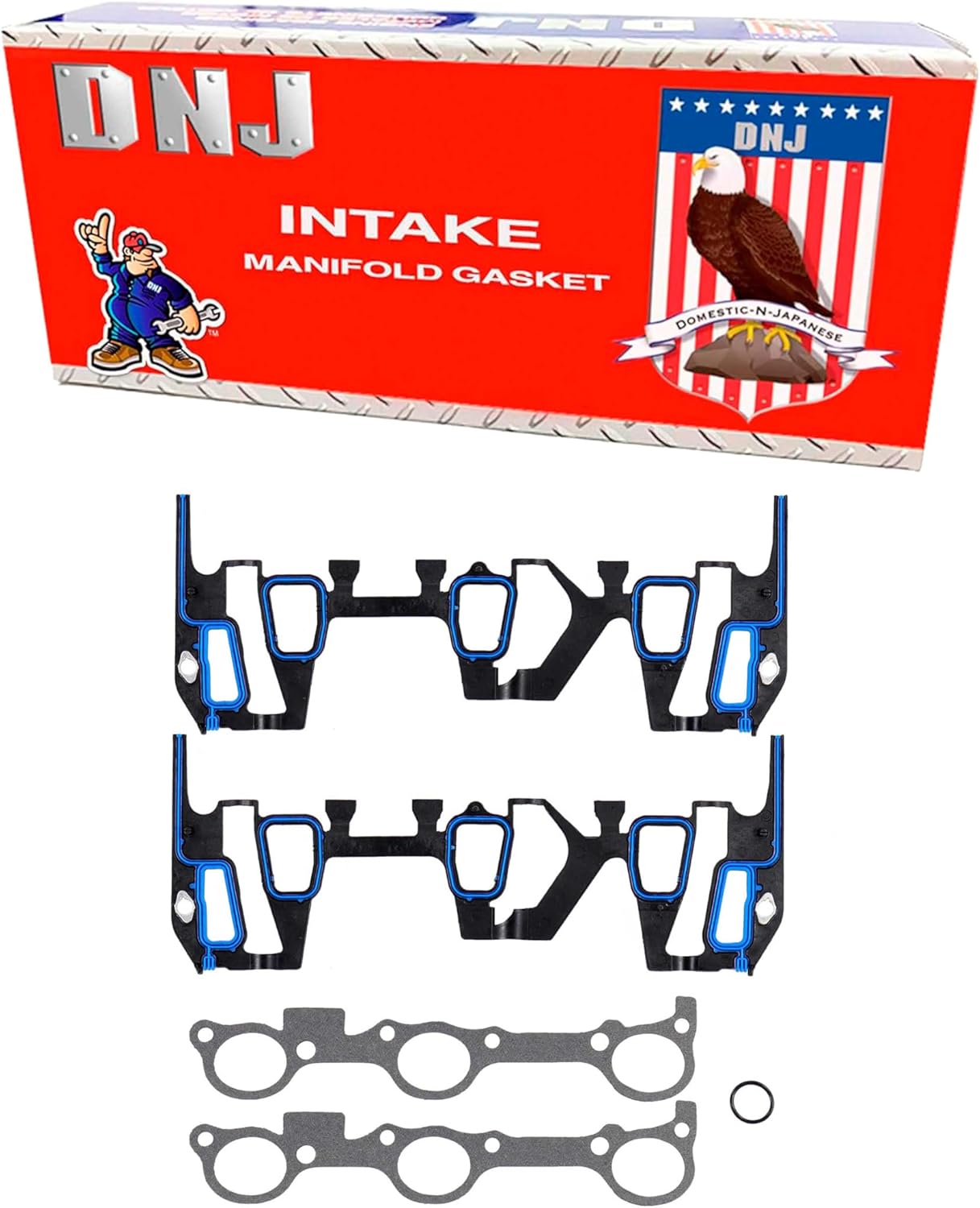 DNJ IG3147 Intake Gasket for 1995-1999 / Buick, Chevrolet, Oldsmobile, Pontiac/Achieva, Beretta, Century, Corsica, Cutlass, Cutlass Ciera, Cutlass Supreme, Grand Am, Grand Prix, Lumina, Malibu