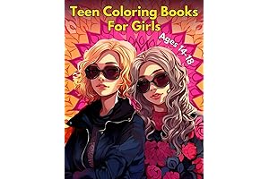 Teen Coloring Books For Girls: Tranquil Designs For Relaxation and Inspiration