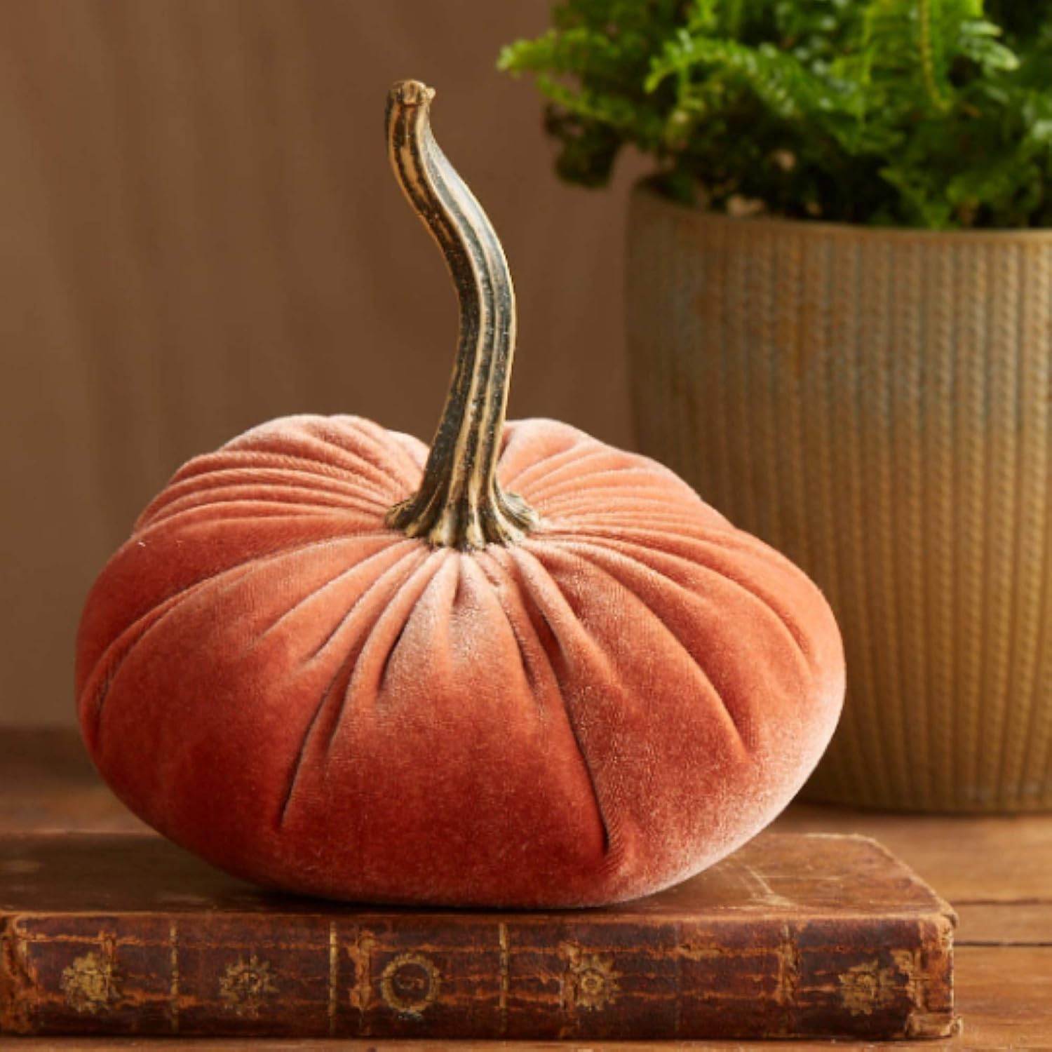 Faux Pumpkin Stems, Velvet Pumpkin, Wedding Favor, Home Decor, Items, Make Your own Gift Ideas (Small Stem 12)