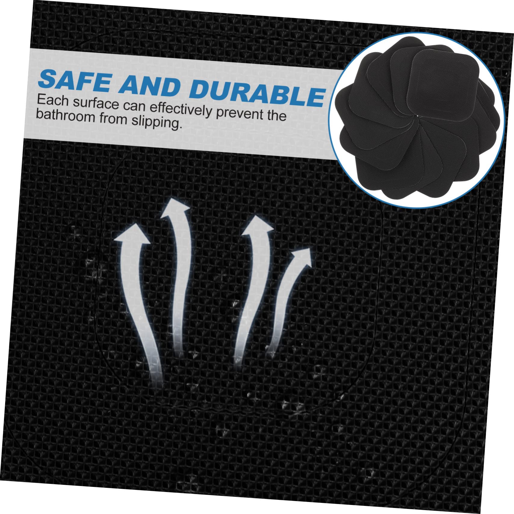 Amosfun 80 Hojas Pegatinas Antideslizantes calcomanías Coloridas para bañeras Cinta Antideslizante para bañera Antideslizante bañera Antideslizantes bañera Cinta de embalar Cinta Adhesiva